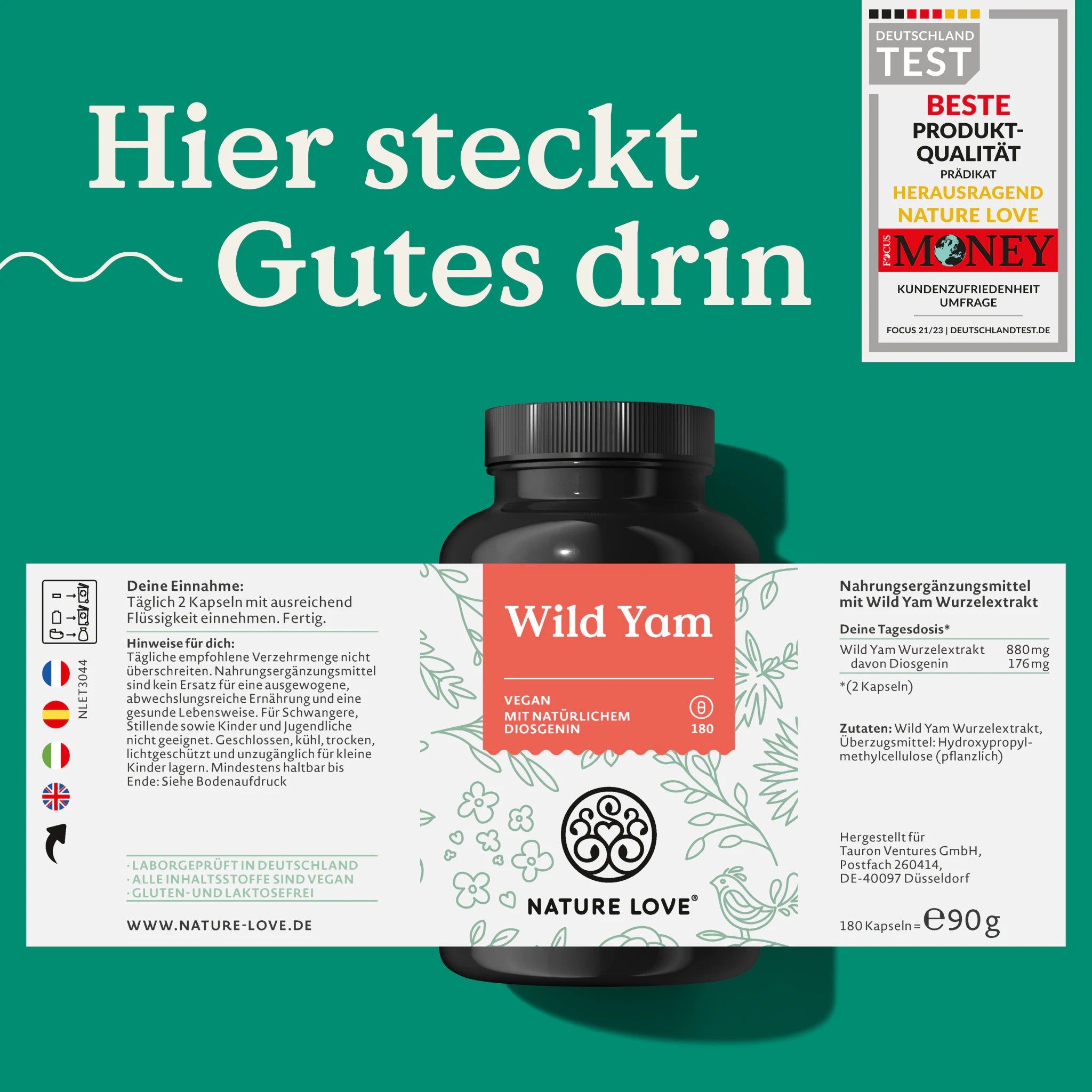 NATURE LOVE® Mexican Wild Yam Extrakt