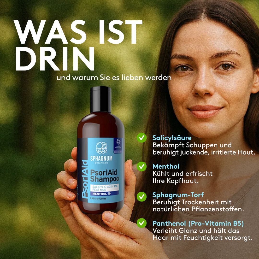 Sphagnum Botanicals Psoriasis Shampoo - mit Salicylsäure & Panthenol