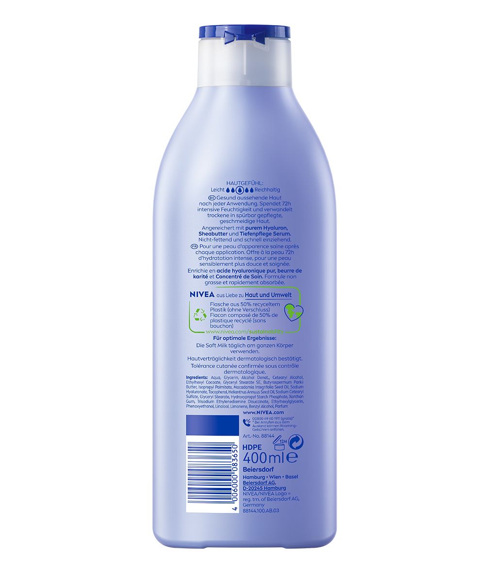 NIVEA Body Verwöhnende Soft Milk