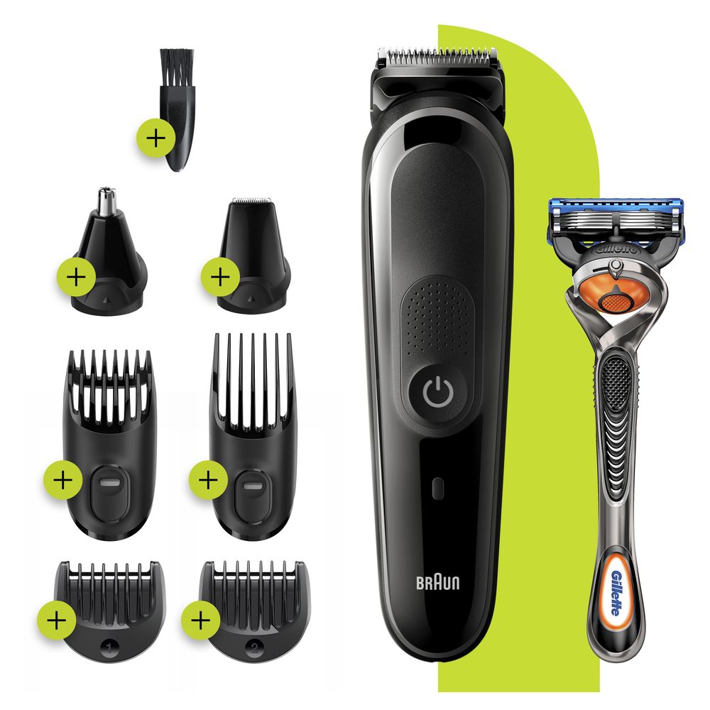 Braun - All-in-One Bartschneider und Haarschneidemaschine "MGK5260" in Schwarz/Grau