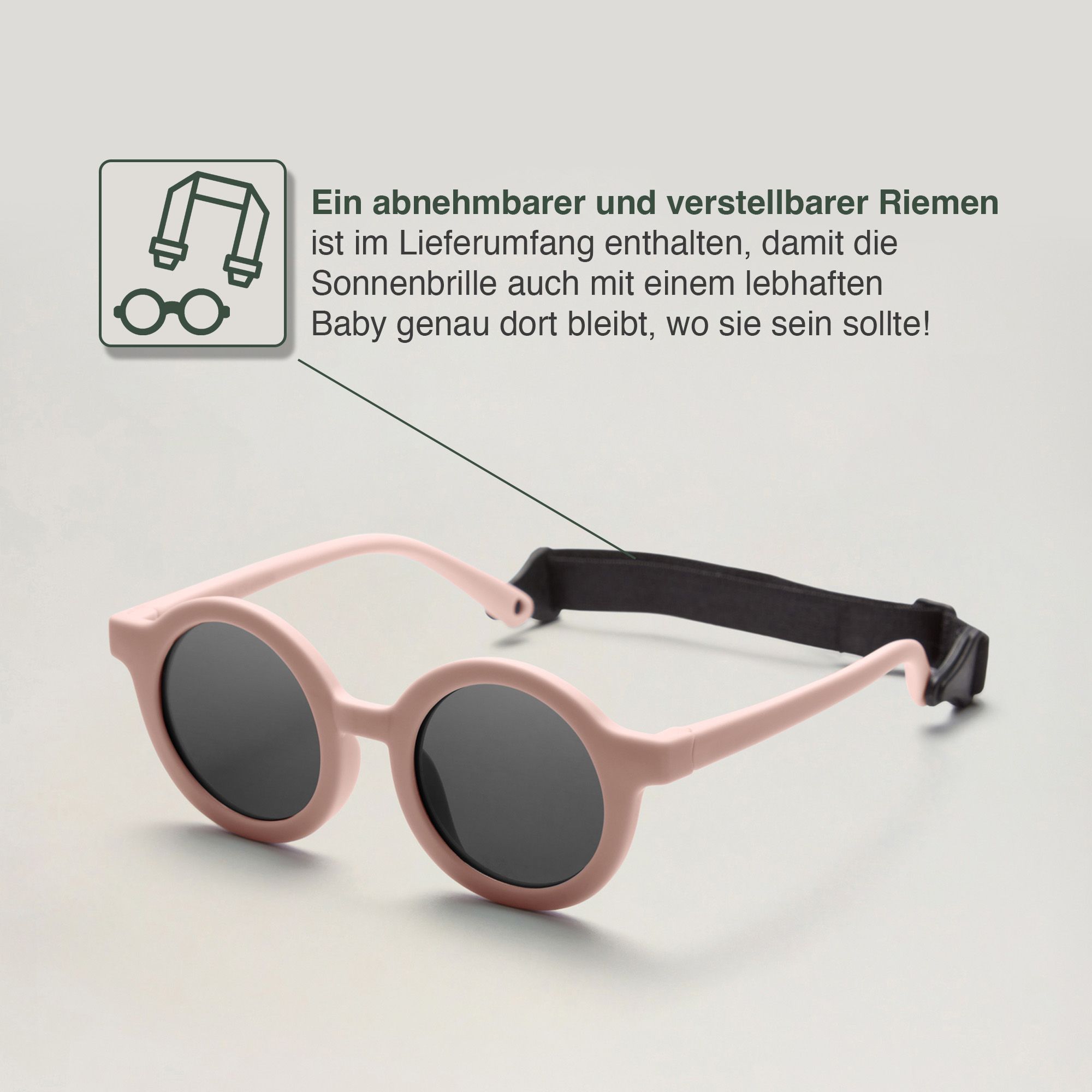 BabyMocs Biegsame Baby-Sonnenbrille