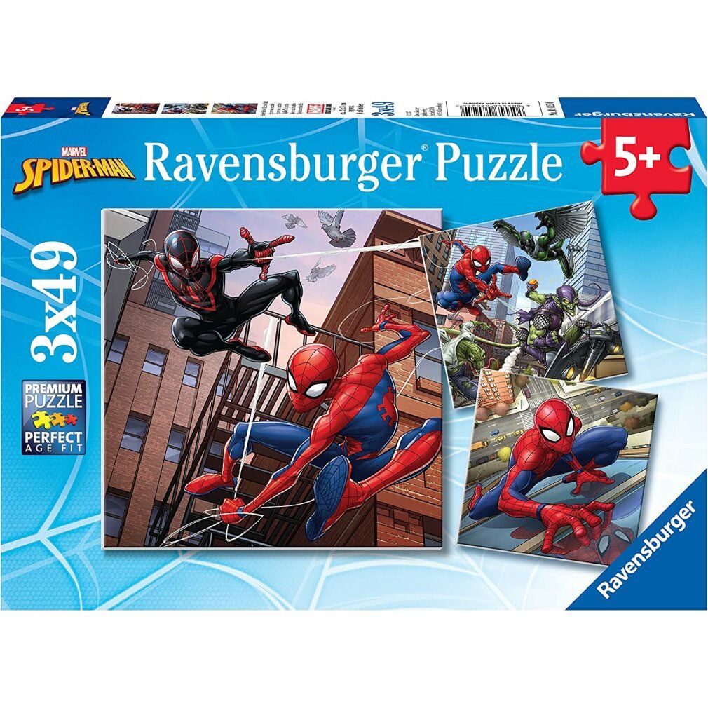 Spiderman Puzzle, 3x49tlg.