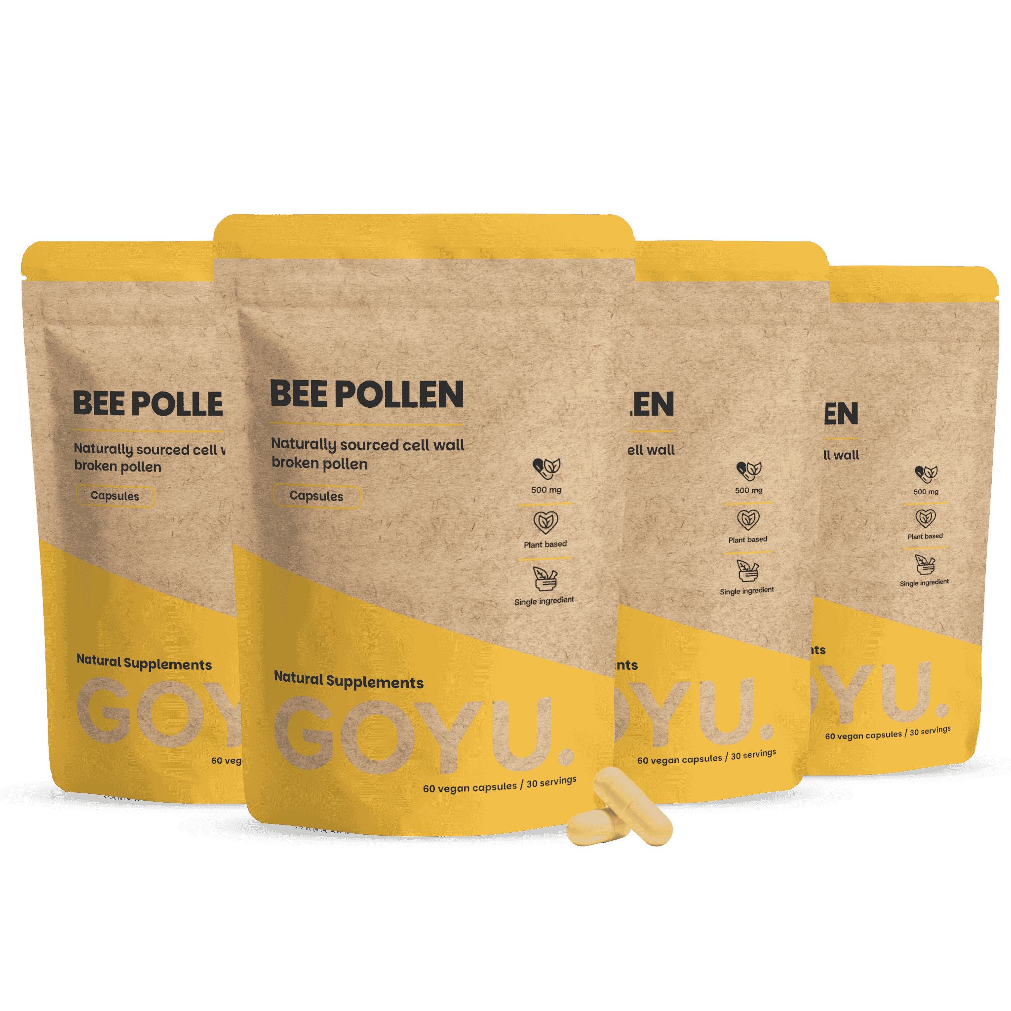 GOYU® – Bijenpollen extract capsules 500 mg Multipack 240 Capsules
