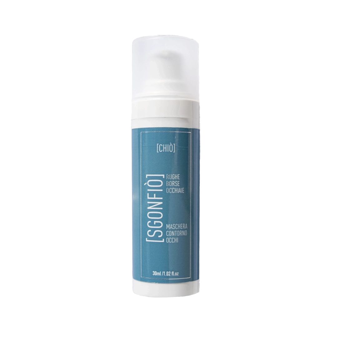 Chiò Skincare, Sgonfiò Maschera Contorno Occhi, Riduce Linee Sottili, Borse e Occhiaie