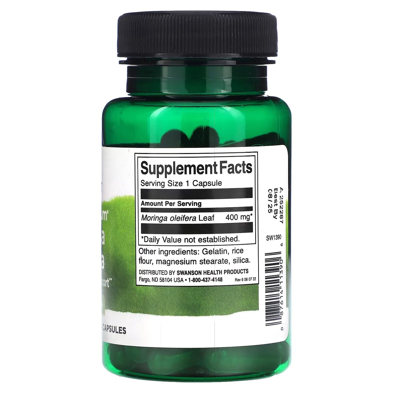 Swanson Moringa Oleifera 400 mg 60 St