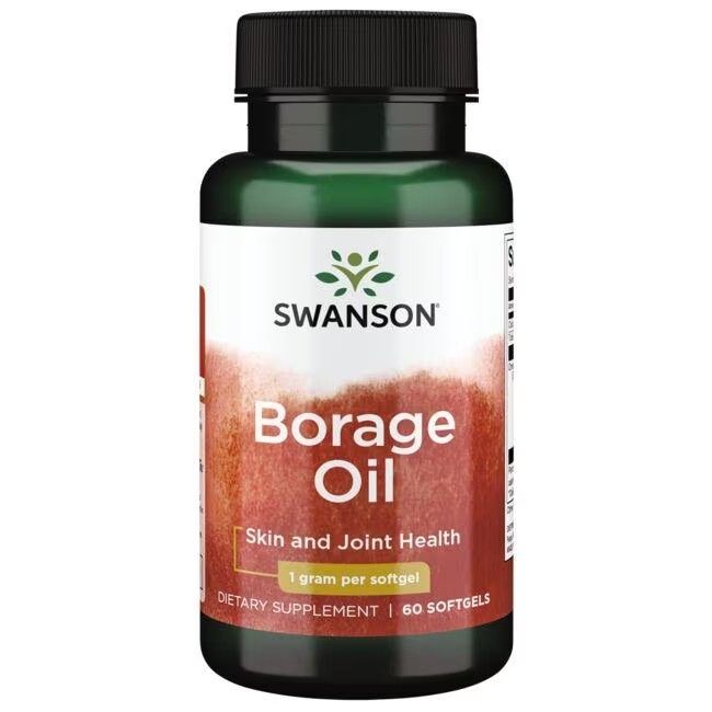 Swanson Borretschöl 1000 mg 60 Pc