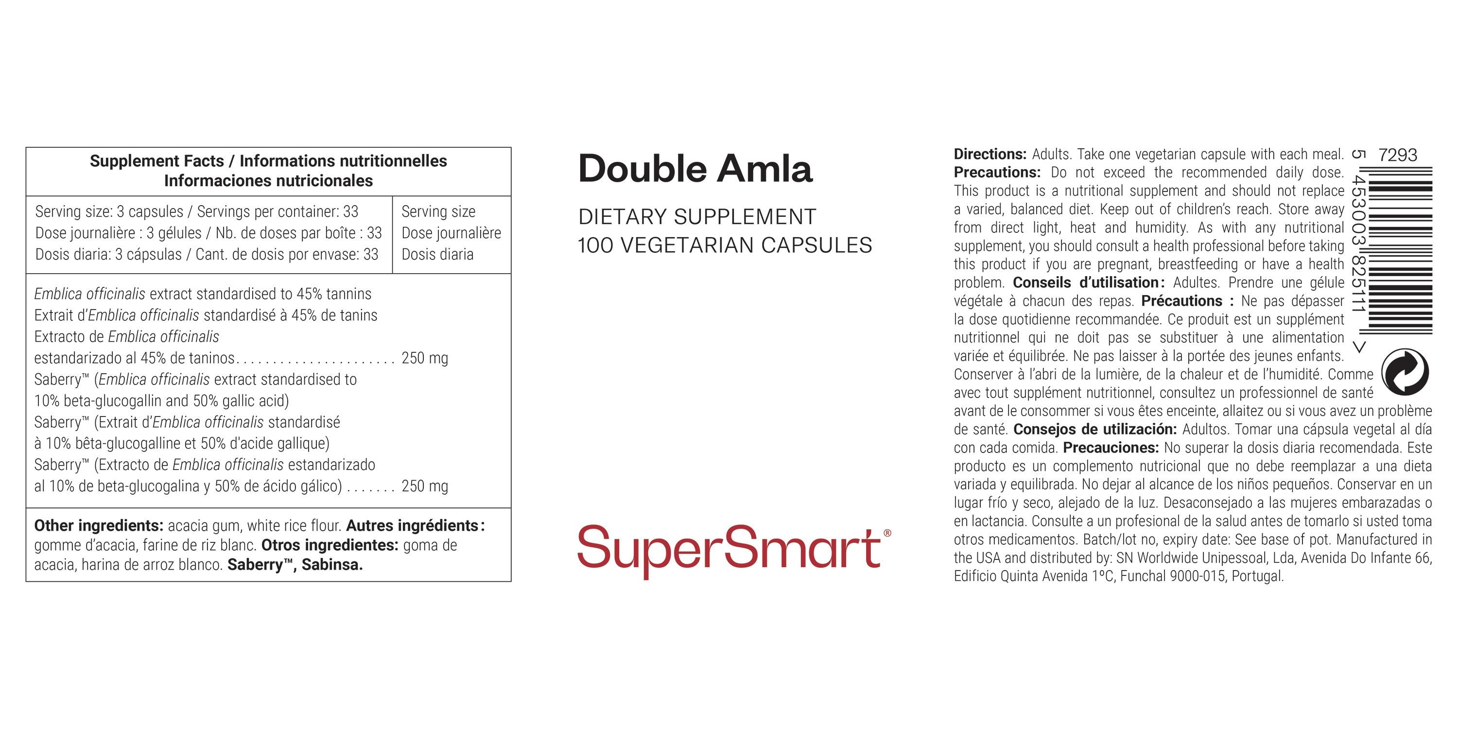 SuperSmart - Double Amla 100 St