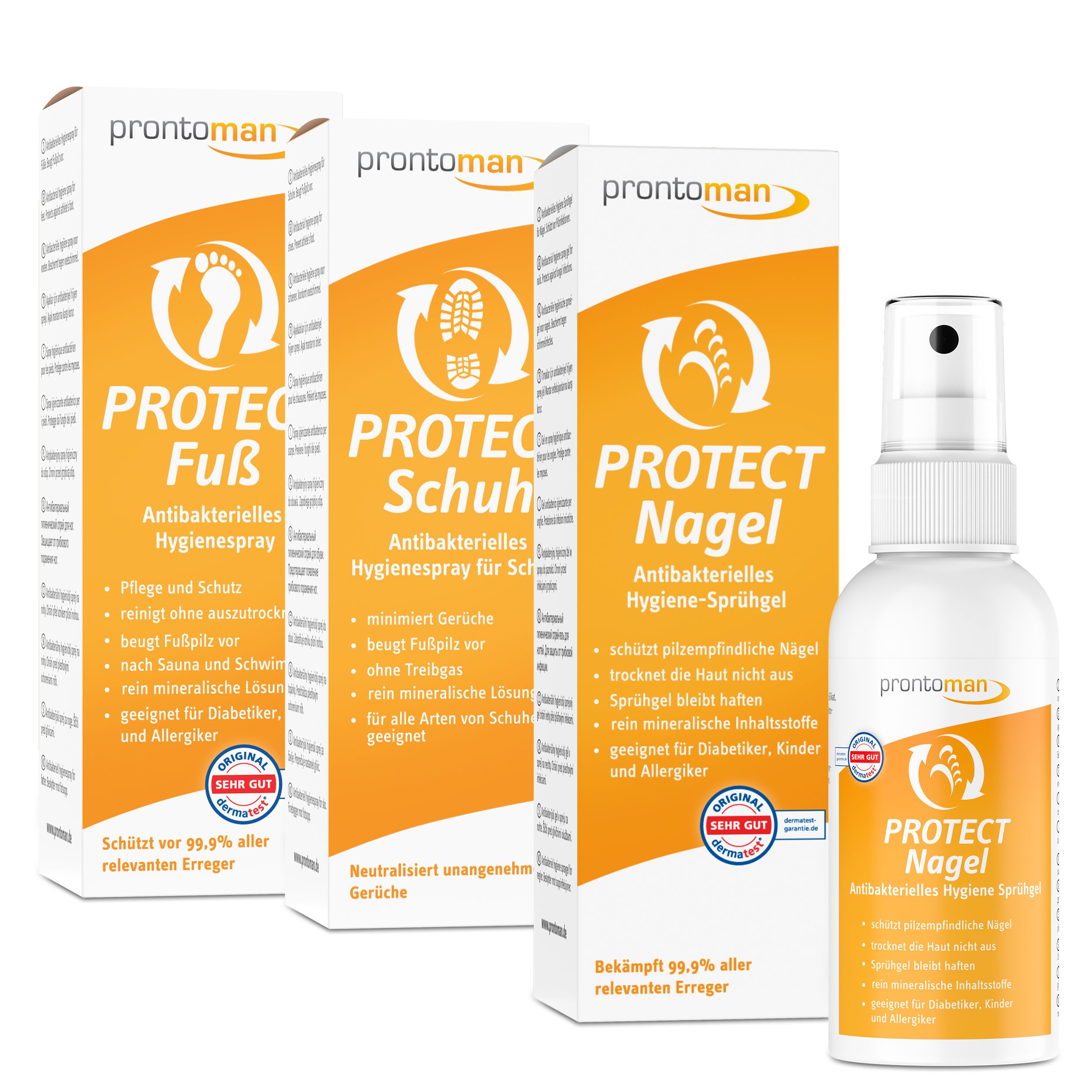 Prontoman Sparset PROTECT - das Sparset rund um den Fuß