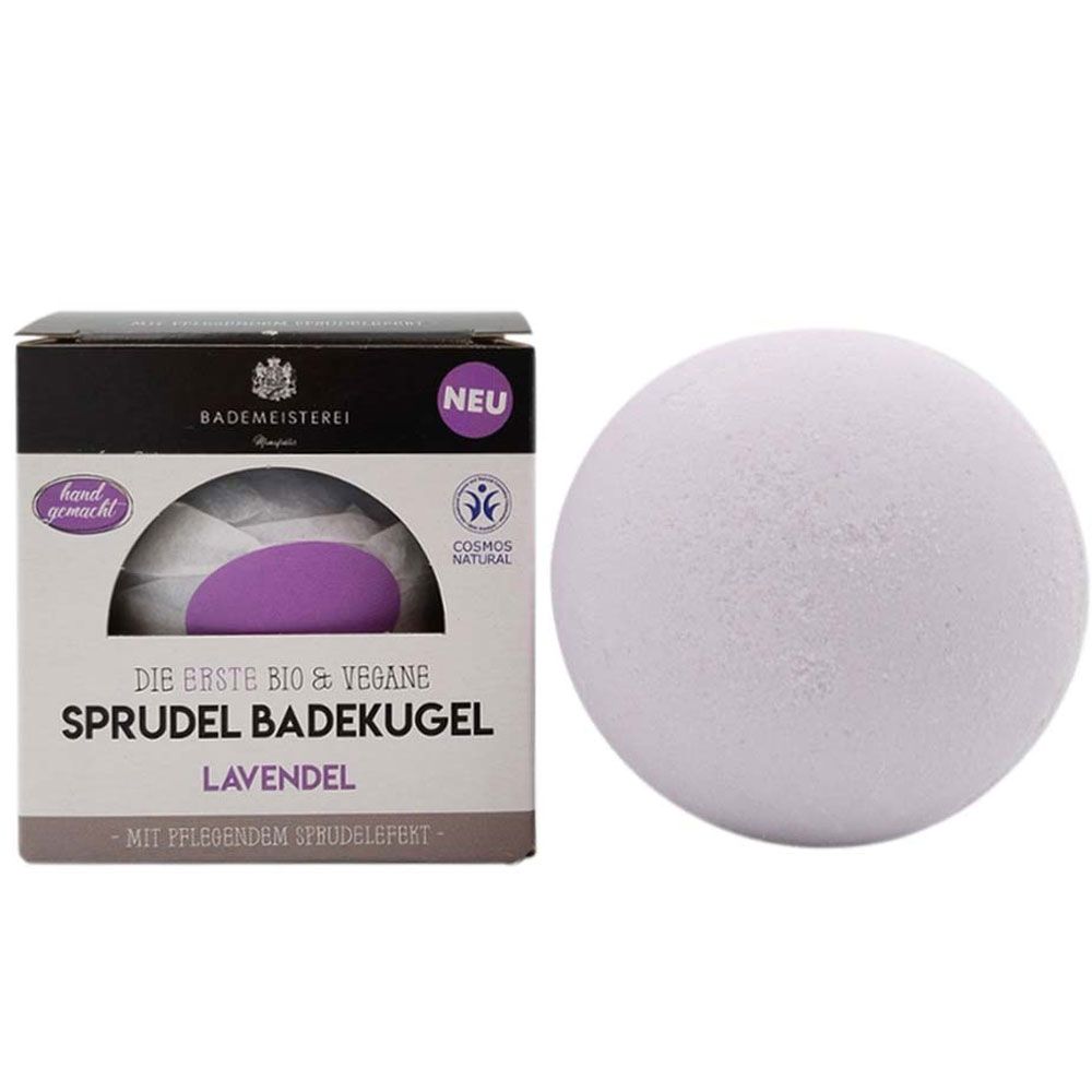 Bademeisterei Sprudel Badekugel Lavendel 1 St