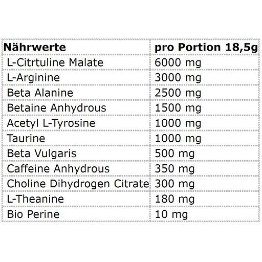 Murdered Out Insidious Preworkout - Sour Scummy Bear 463 g Pulver zur Herstellung einer Lösung zum Einnehmen