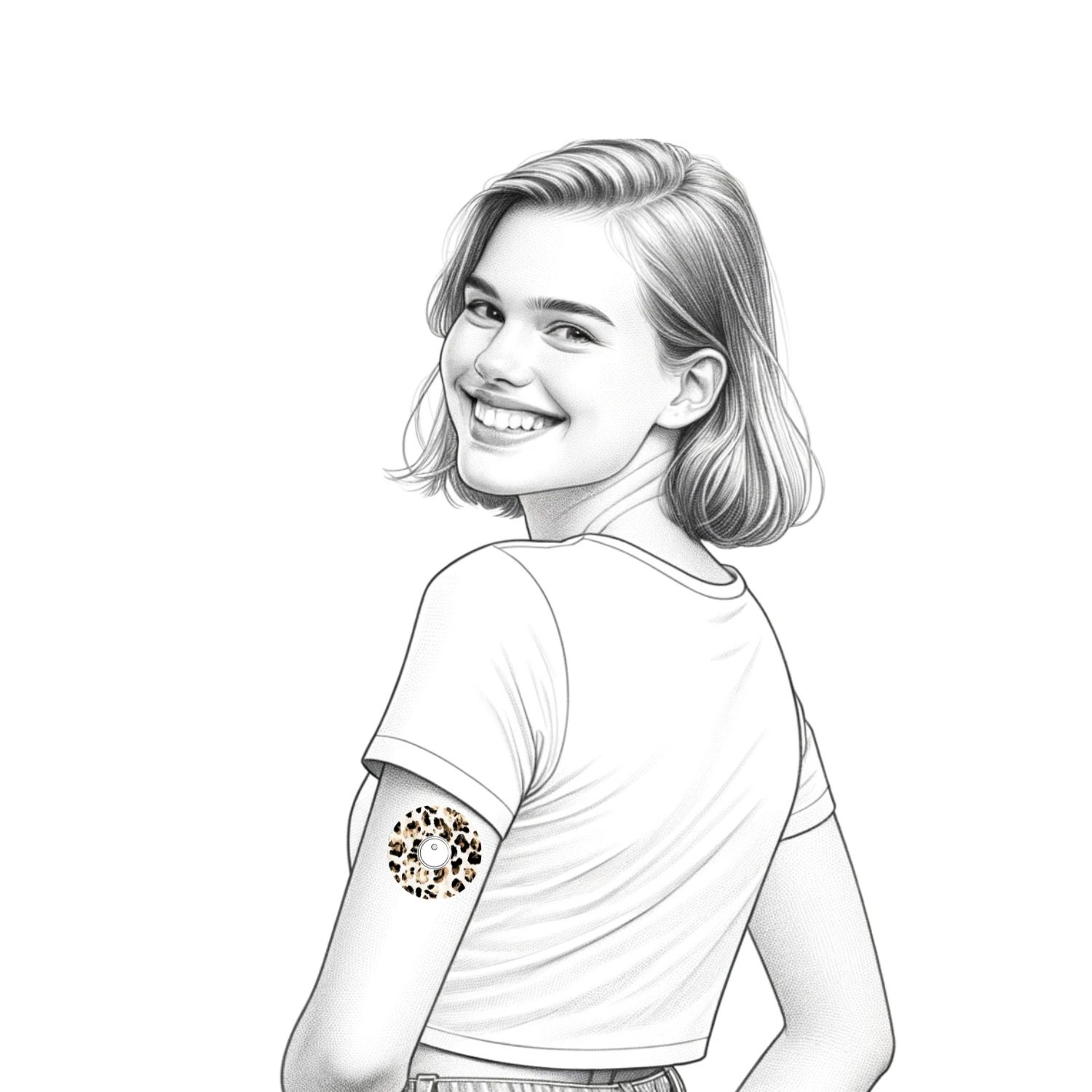 Diasticker® FreeStyle Libre 3 / 3 Plus Fixiertapes "Cheetah"