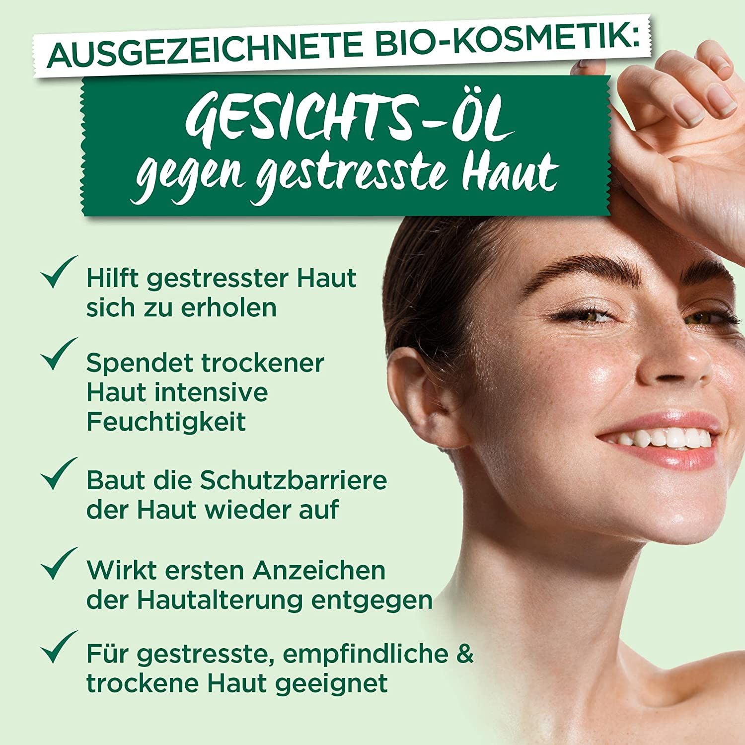 Garnier Bio-Hanf Erholung & Regeneration Nacht-Öl, Vegane Gesichtspflege