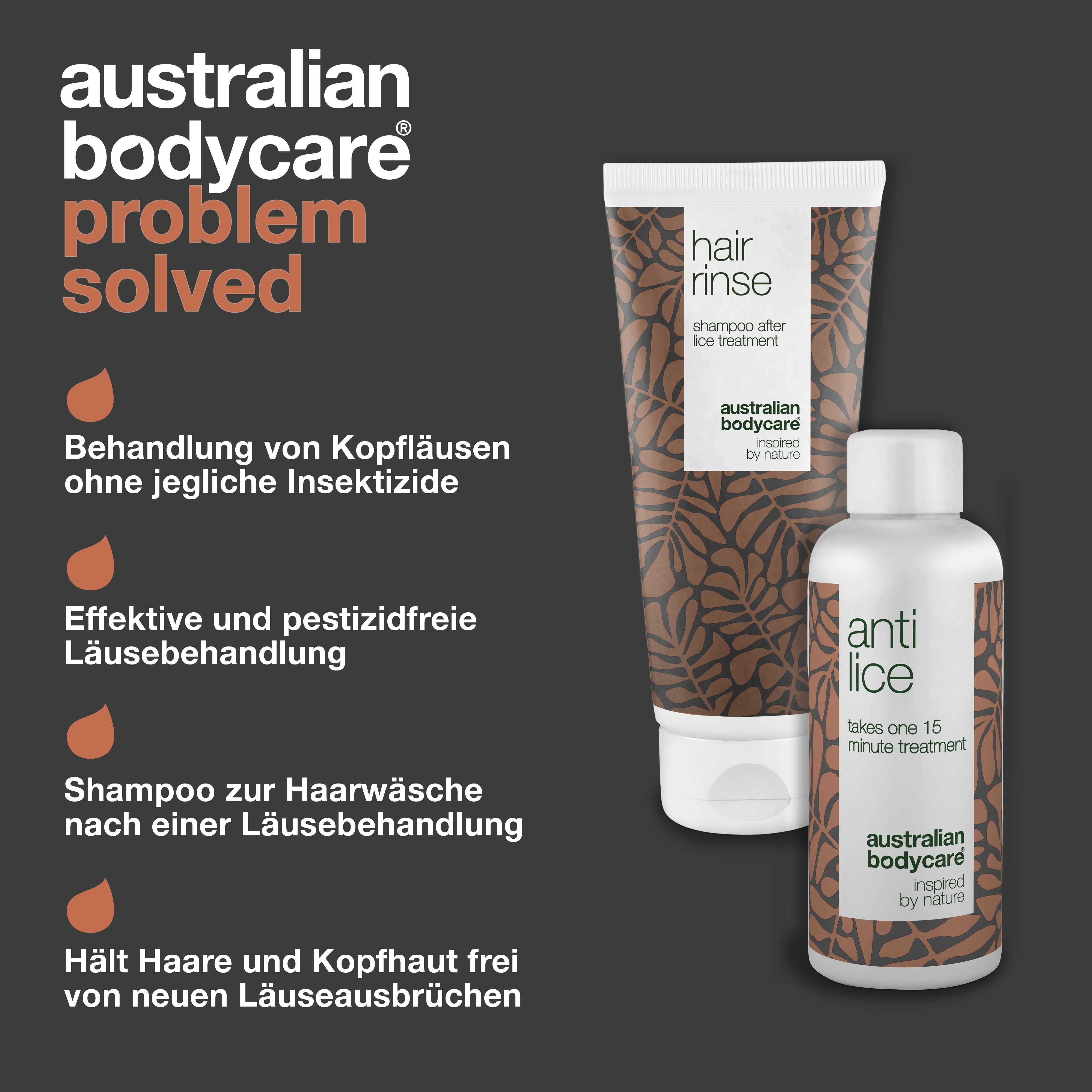 Diagramm: Problem gelöst. Produkte "Hair Rinse" und "Anti Lice".