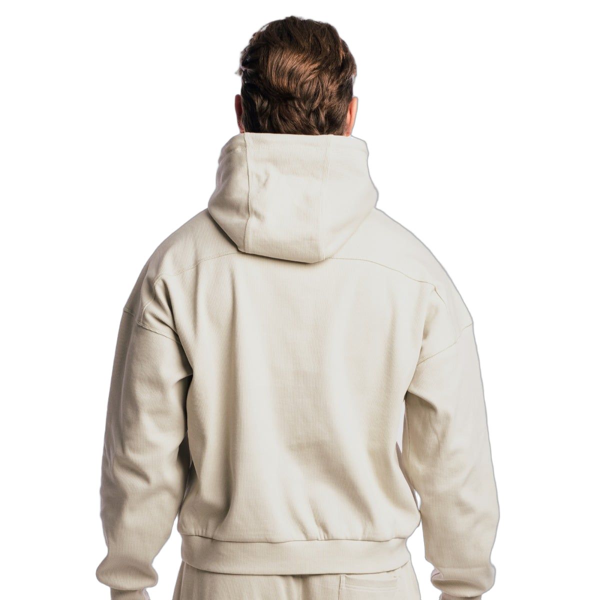 GymBeam Hoodie Herren Oversized mit Kapuze in Grey