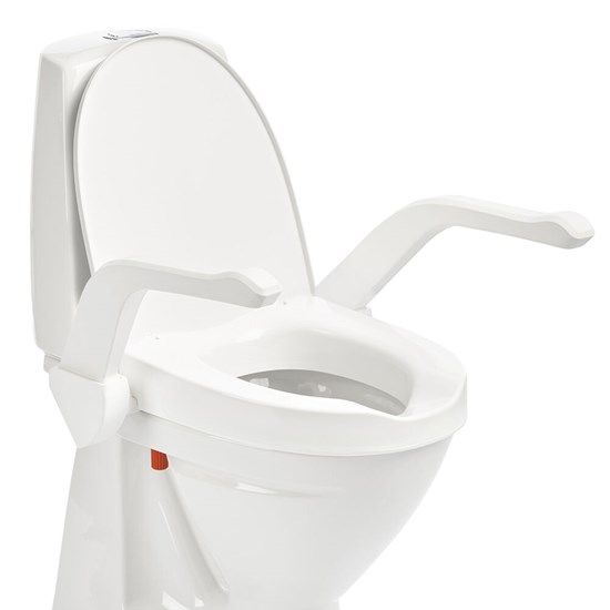 Etac - Toilettensitzerhöhung mit Armlehnen WC-Erhöhung Toilettenaufsatz My-Loo 10cm