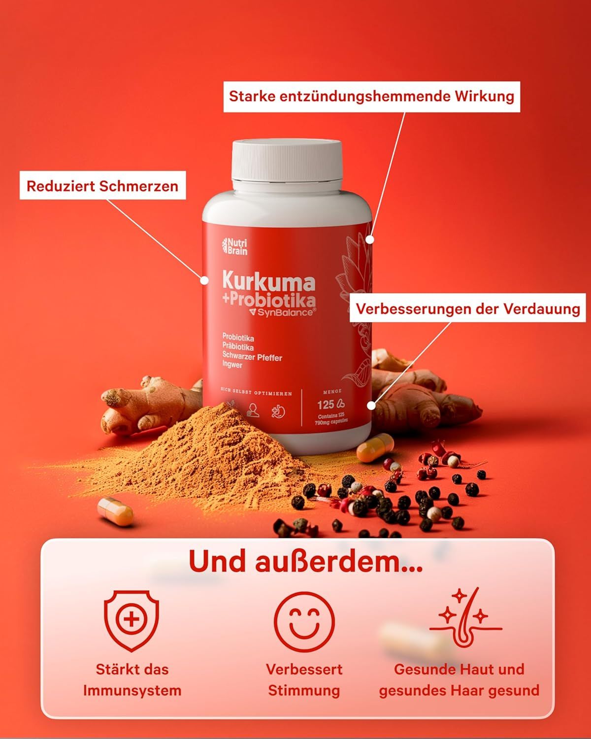 NUTRIBRAIN Kurkuma Kapsel