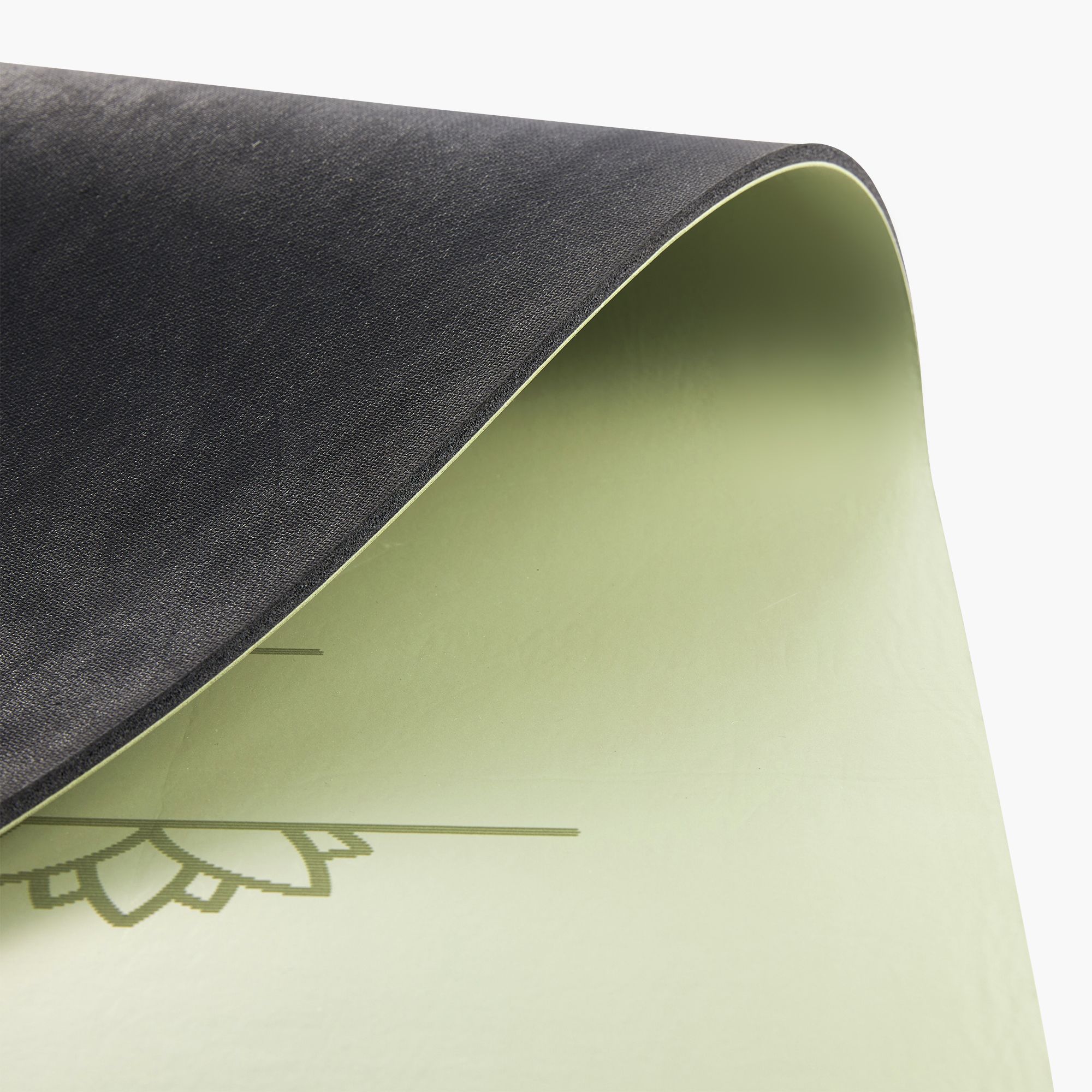 Myga Yoga Ausrichtungs-Matte - Moosgrün