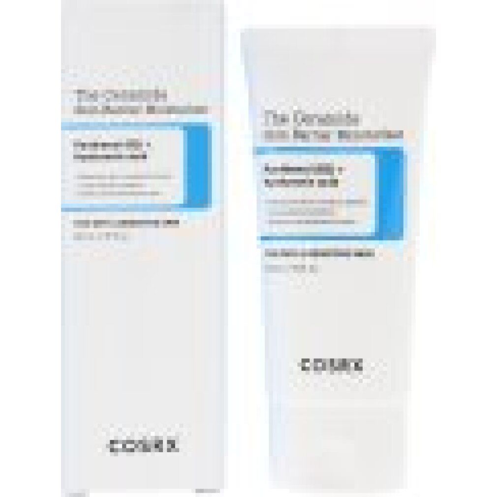 COSRX Ceramid-Hautbarriere-Feuchtigkeitscreme-Tube und Umverpackung.