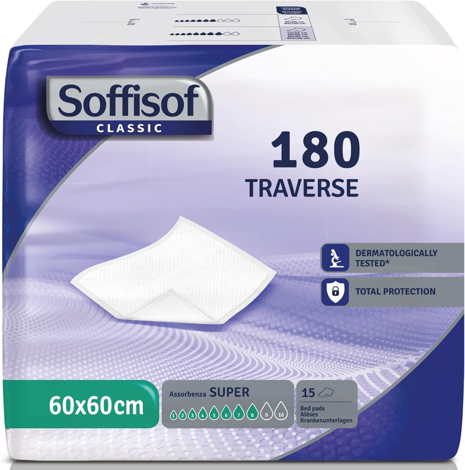 Soffisof Bed Super Inkontinenz Bettunterlage 180 St