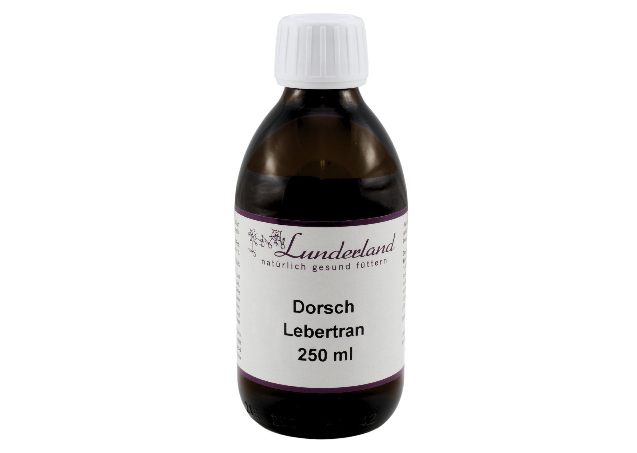 Lunderland Dorschlebertran 0,37 l Futter