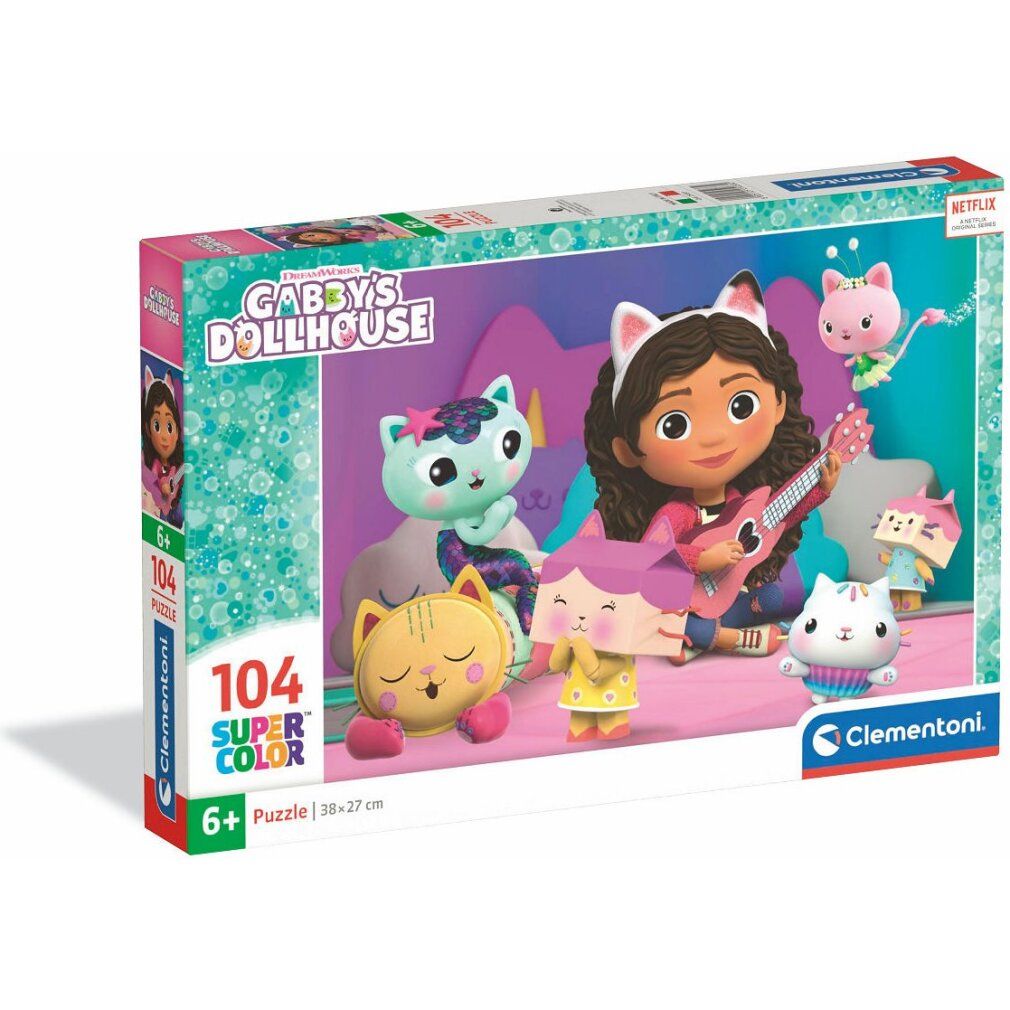 Gabby's Dollhouse 104-teiliges Puzzle Clementoni