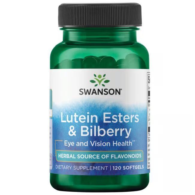 SWANSON Esteri di luteina 6 mg e mirtillo 20 mg