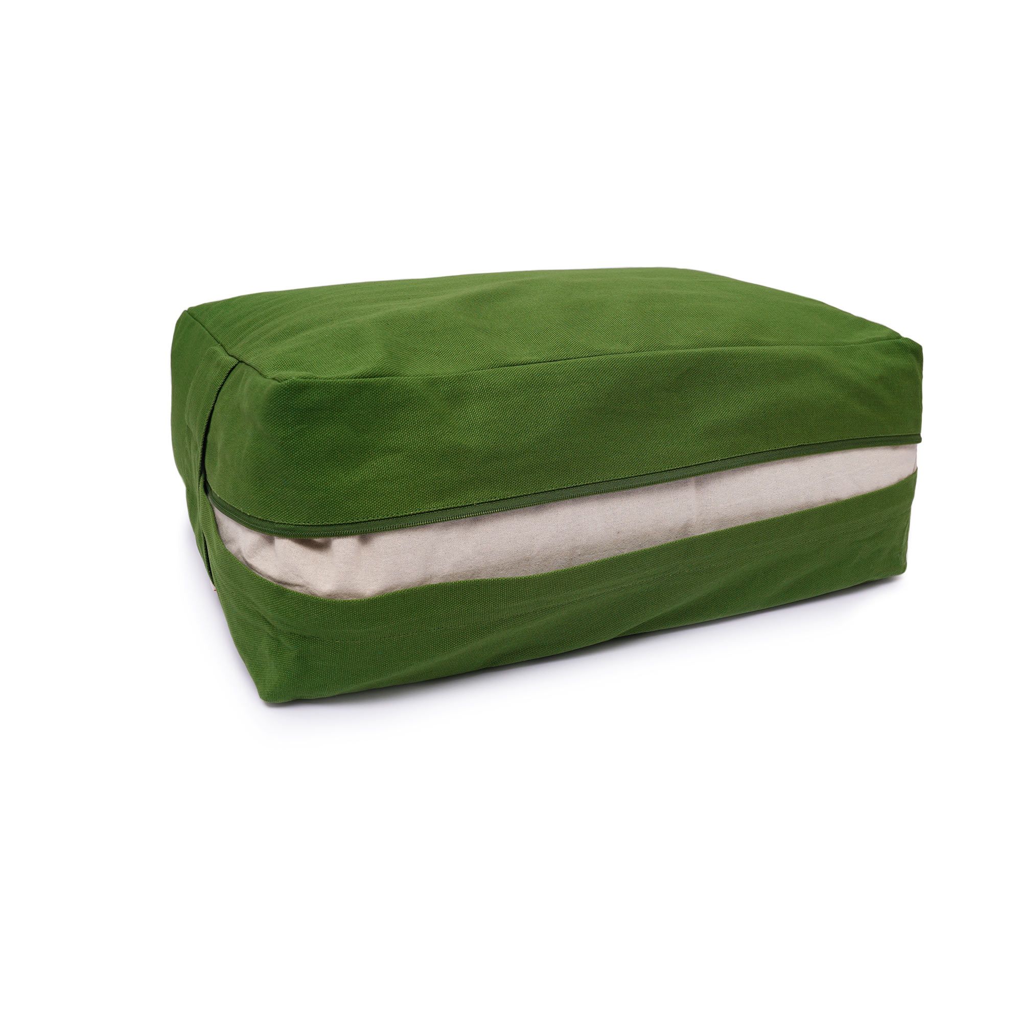 yogabox VIPASSANA Kissen XL - olive - 45 x 33 x 13,0 cm