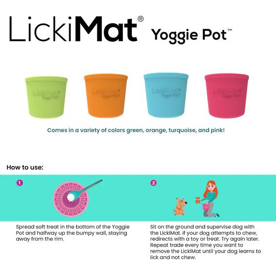 Yoggie Pot Orange - LickiMat