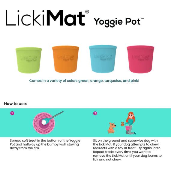 Yoggie Pot Green - LickiMat