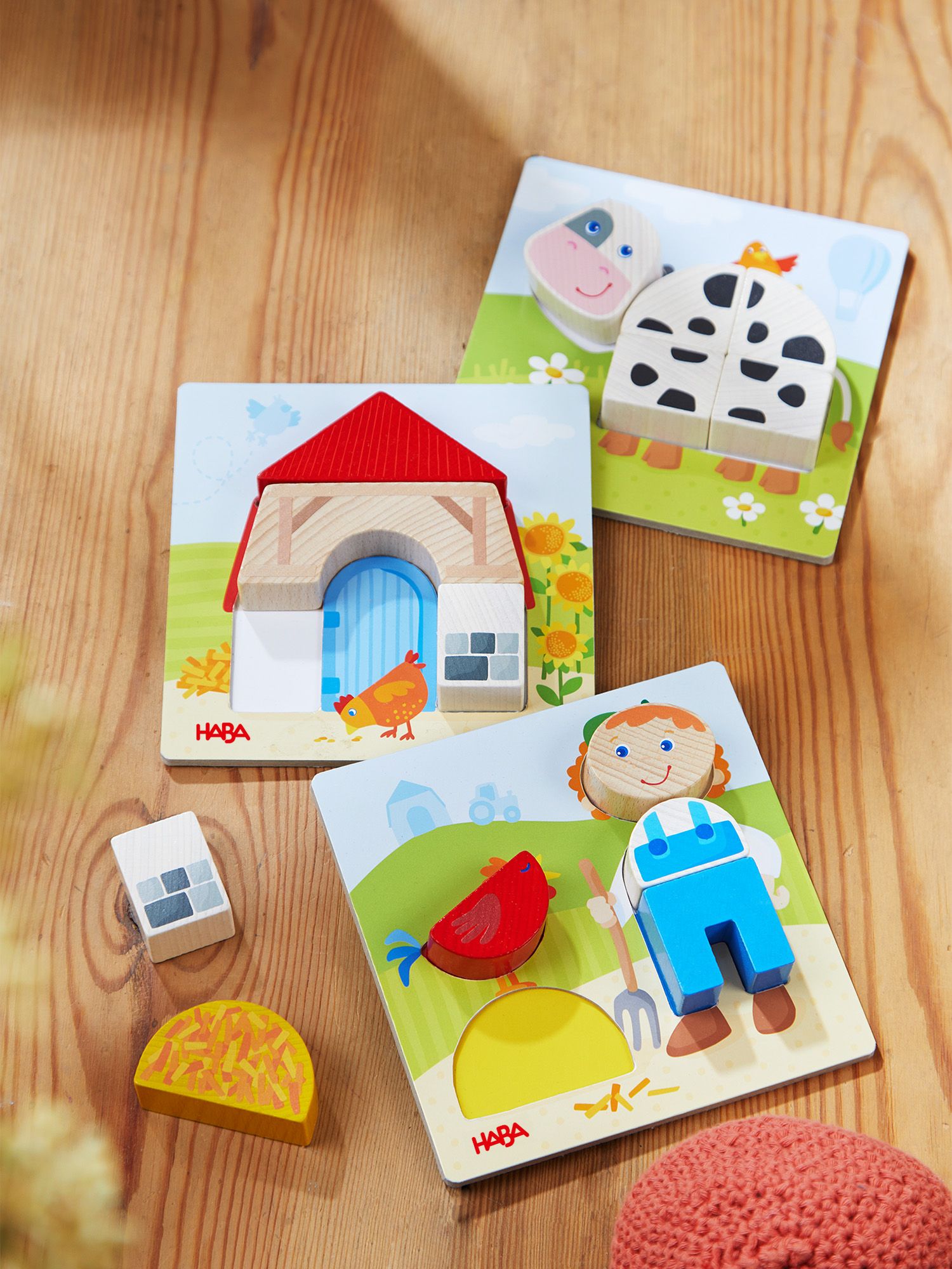 HABA Lernspielzeug Zuordnungsspiel Bauernhof