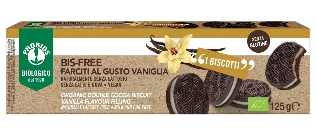 Biscotti Senza Glutine Bis-Free alla Vaniglia - Probios