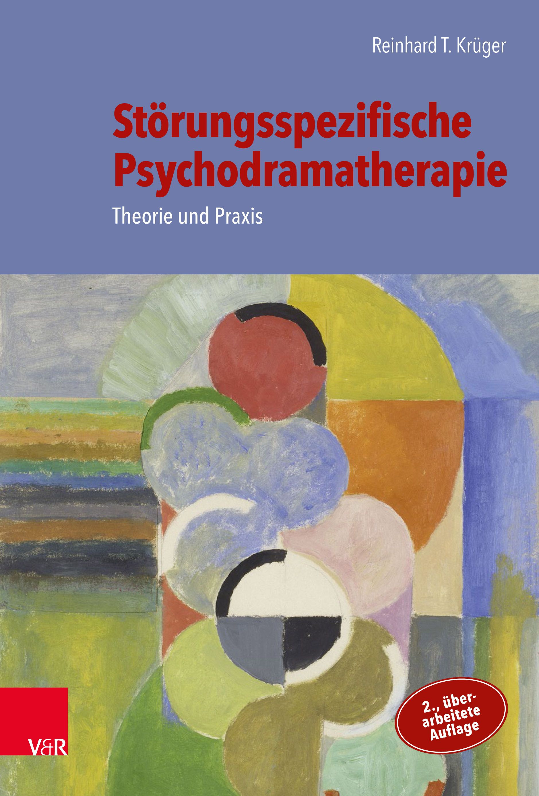 Buchcover mit Titel: Störungsspezifische Psychodramatherapie. Autor: Reinhard T. Krüger. 2. Auflage.