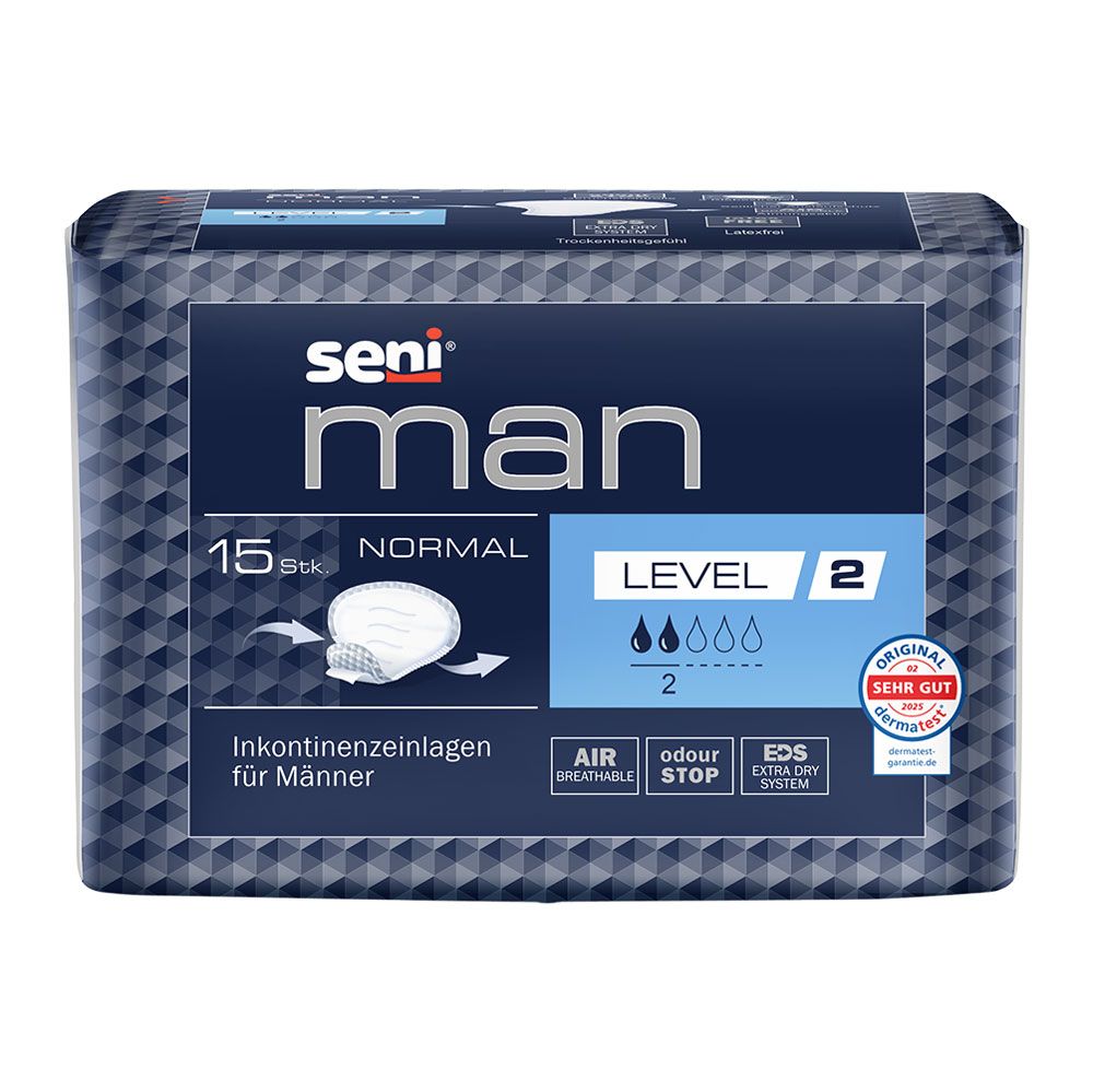 Seni Man Normal Level 2 Inkontinenzeinlagen (1x15 Stk.) 1 St