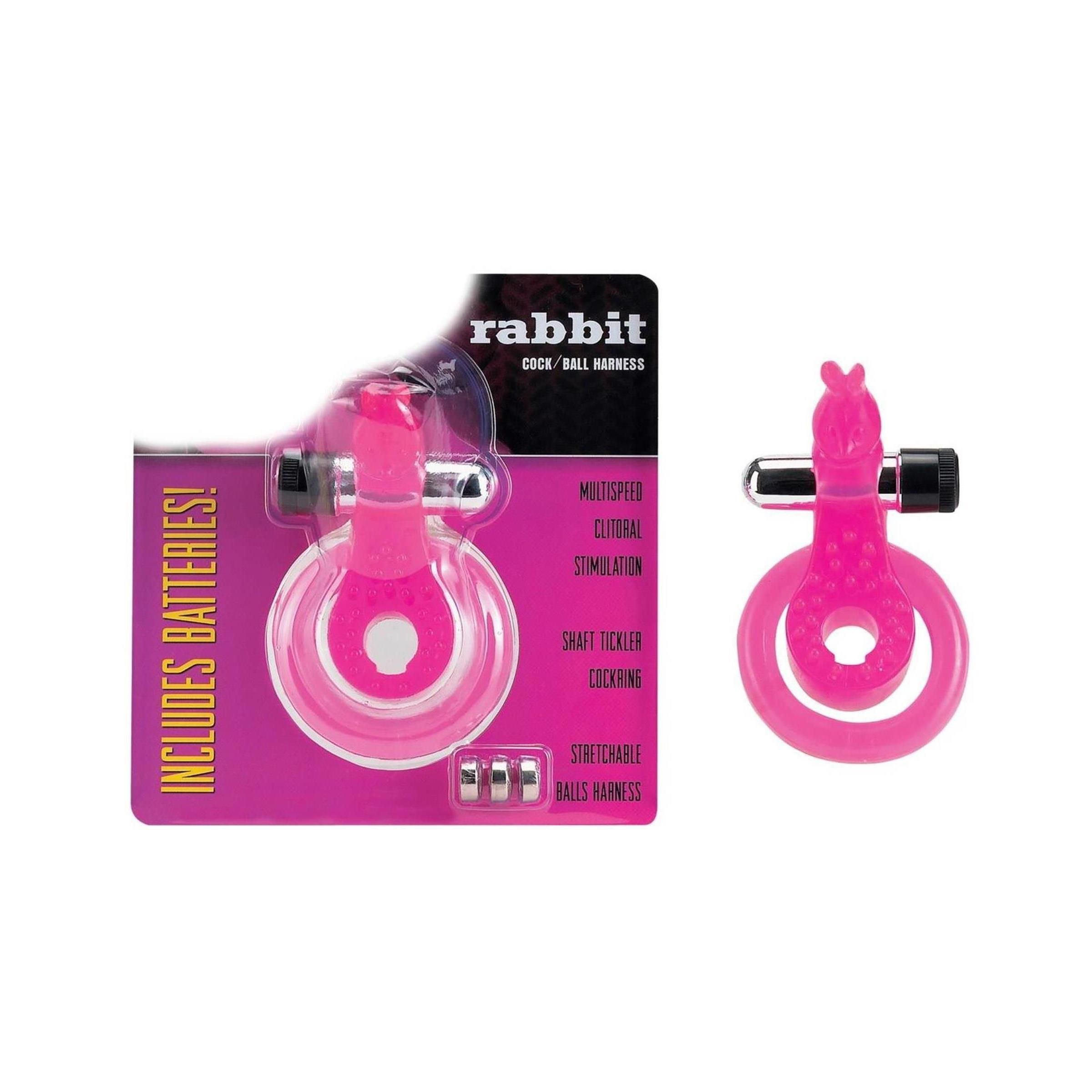 Cock & Ball Harness Rabbit