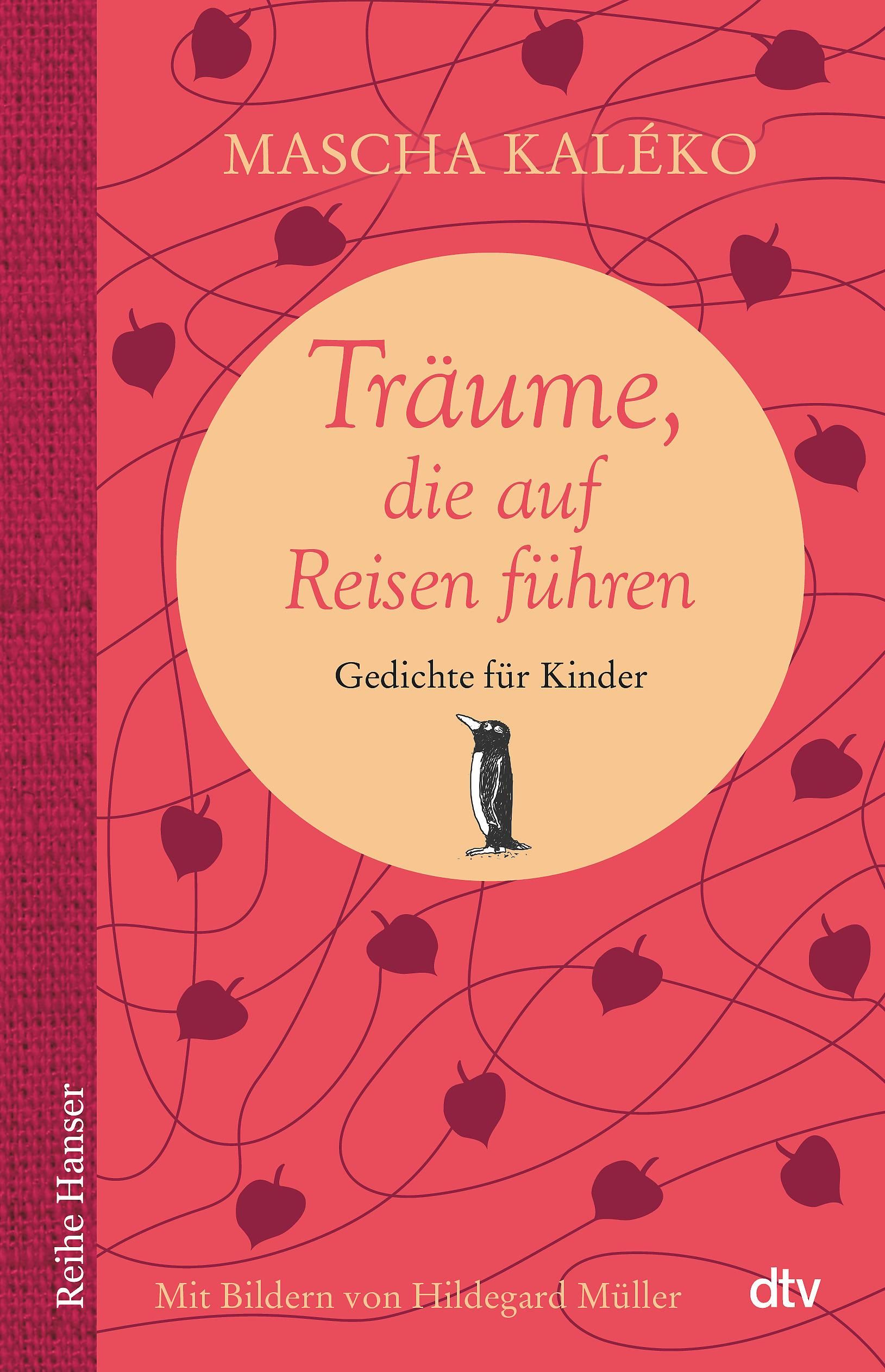 Buchcover mit Titel "Träume, die auf Reisen führen". Autorin: Mascha Kaléko. Illustrationen: Hildegard Müller. Verlag: dtv.