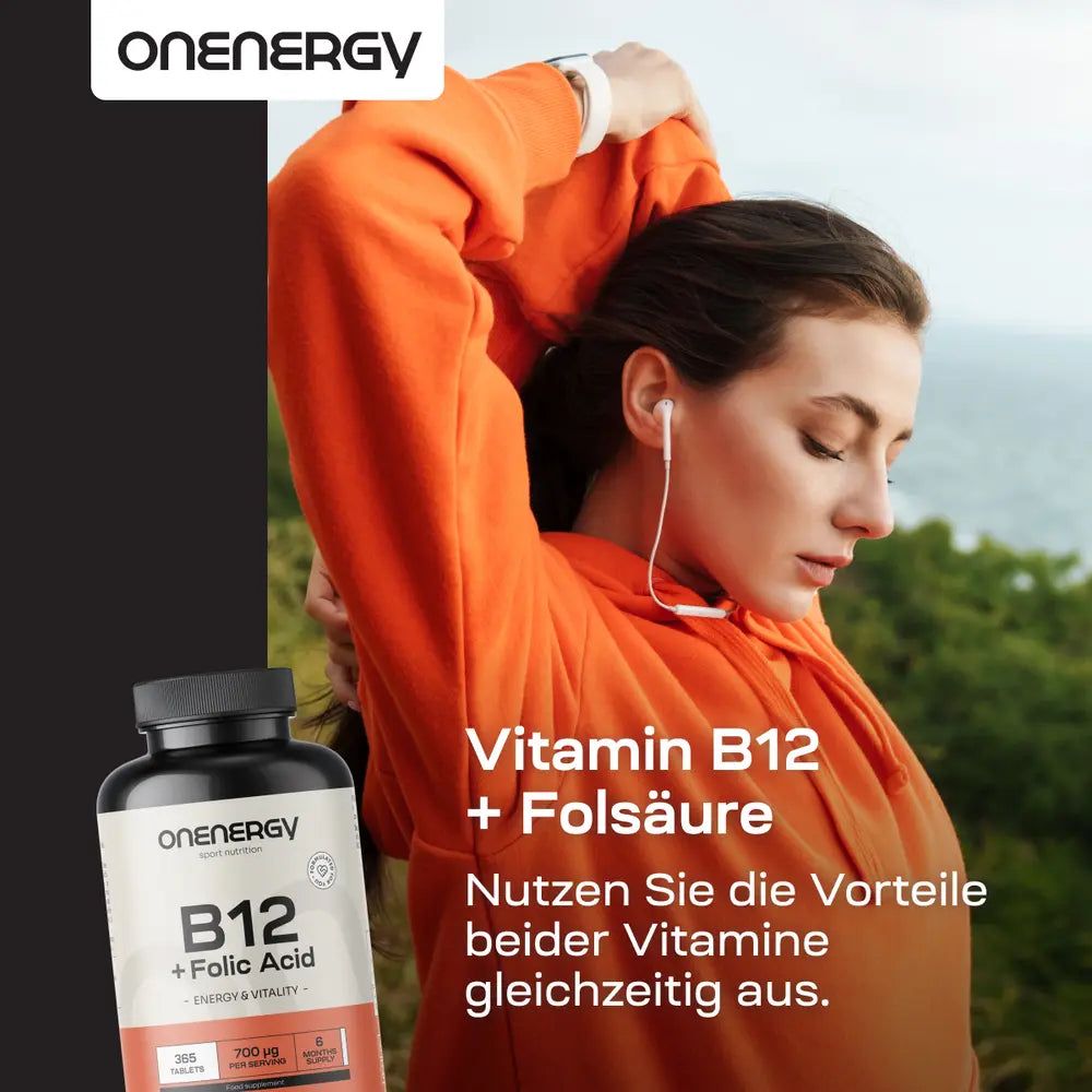 OnEnergy Vitamin B12 + Folsäure