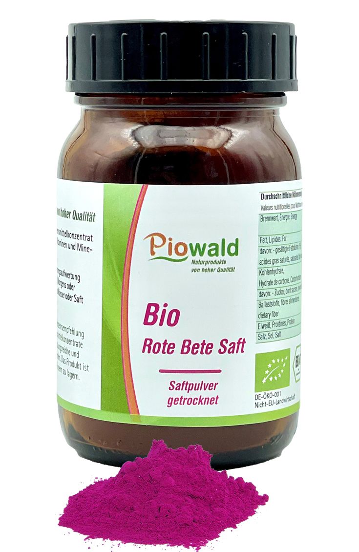 Piowald Bio Rote Bete Saft Pulver