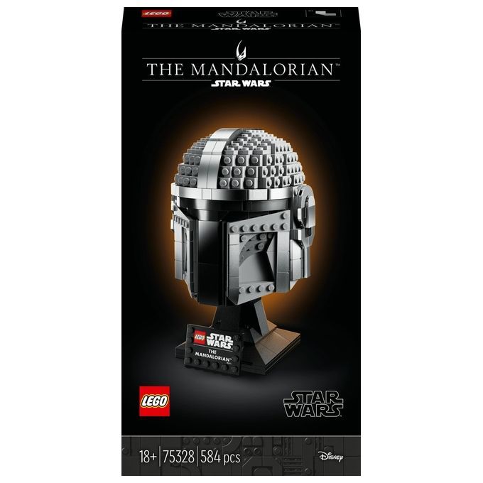 LEGO Star Wars 75328 Casco del Mandaloriano Helmet Nuovo Sigillato - Immagine 11