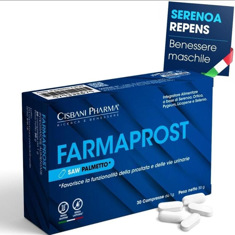 Cisbani Pharma Farmaprost - Integratore Per Funzionalità Prostata 30 G