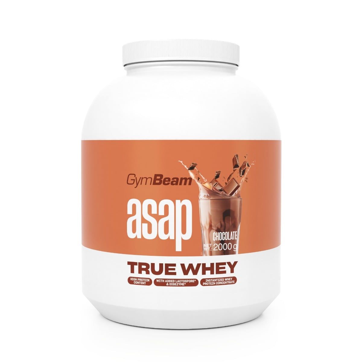 GymBeam True Whey Molkenprotein-Konzentrat Pulver 2000 g