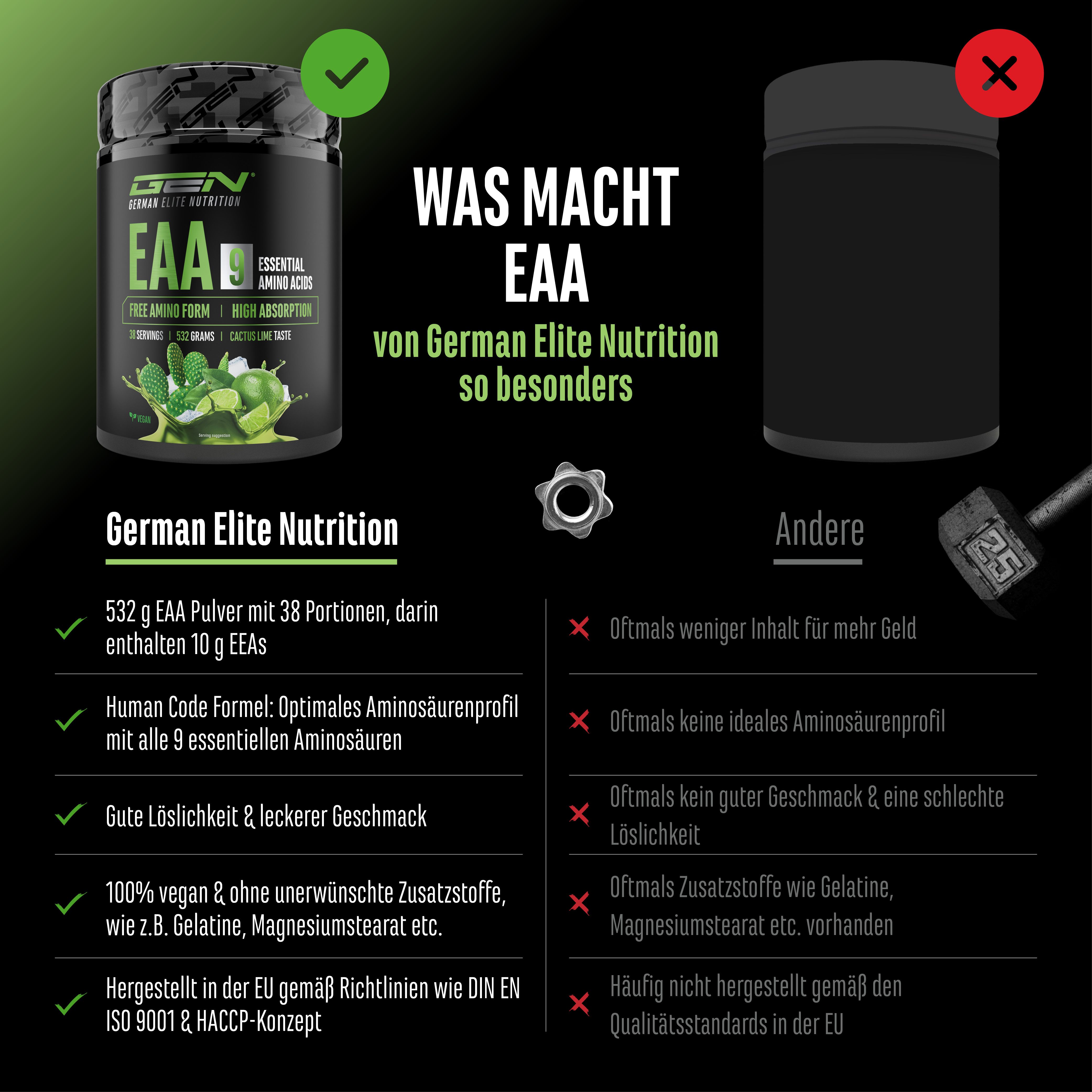 GEN EAA + Histidin 3.0 Pulver