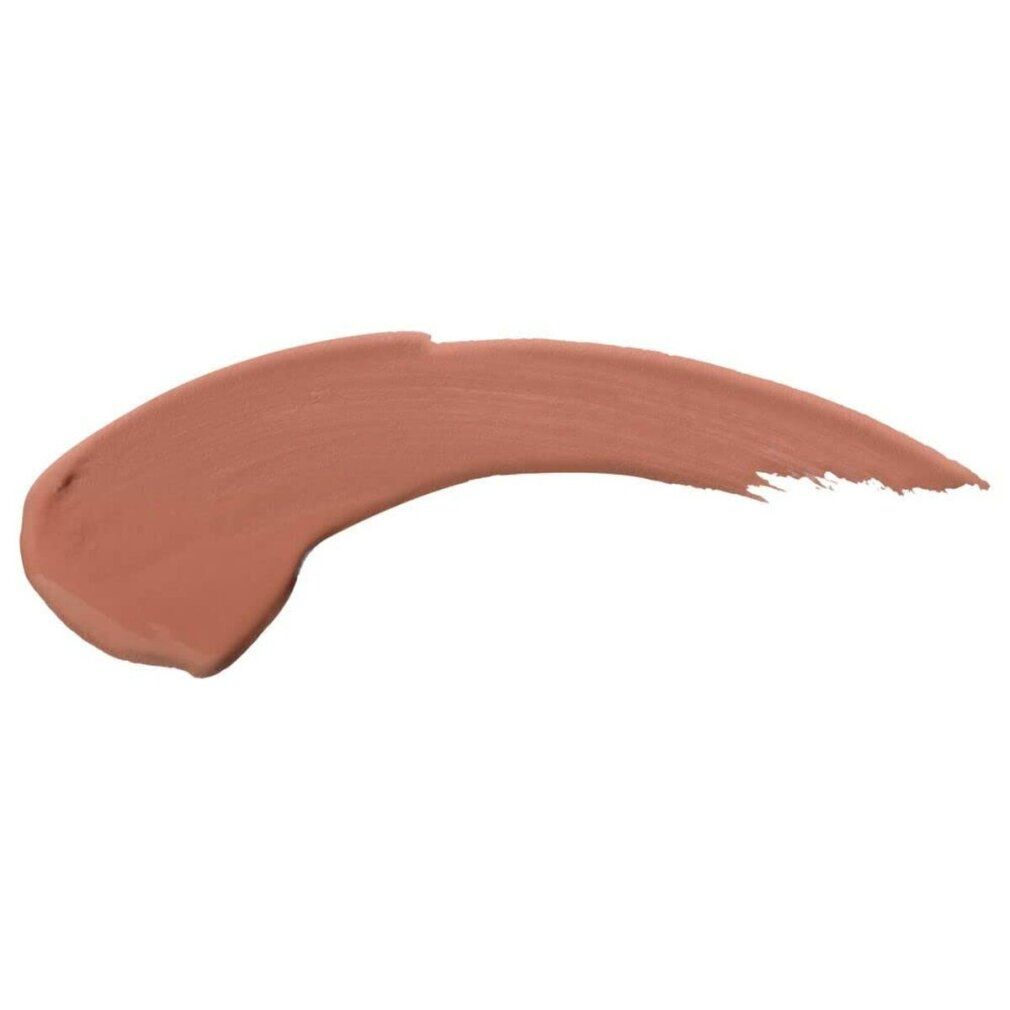 Lippenfarbe-Abstrich. Rosa-braune Farbe. Auf weißem Hintergrund.