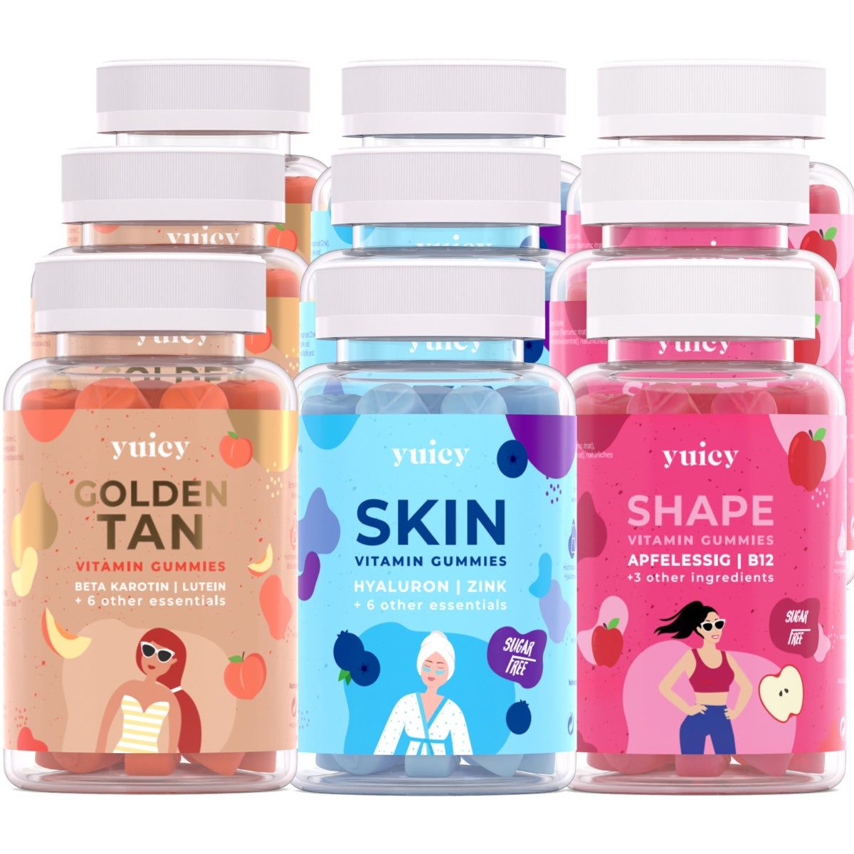 Shape, Skin & Tan Vitamin Gummies Bundle | yuicy®