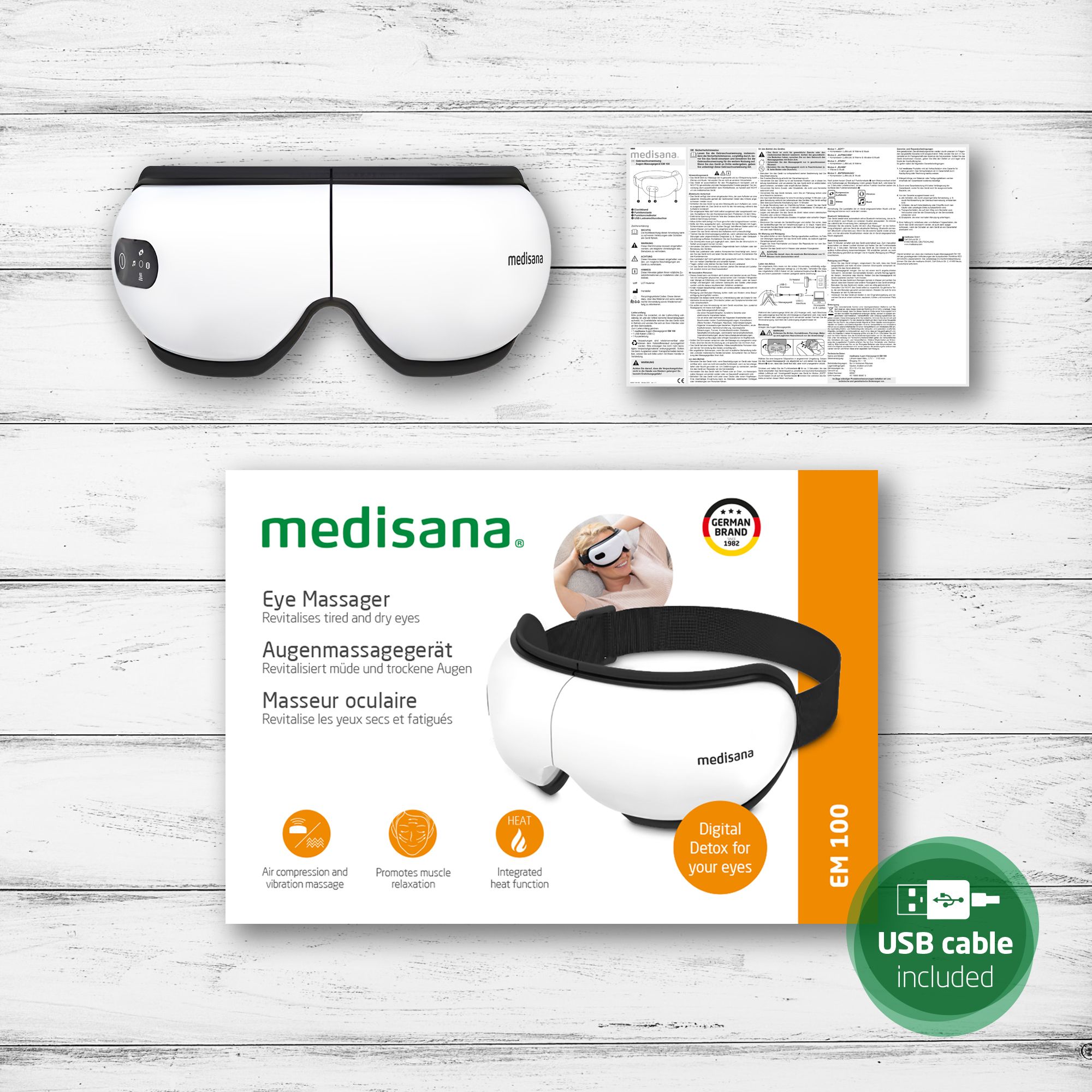 medisana EM 100 Augen Massagegerät