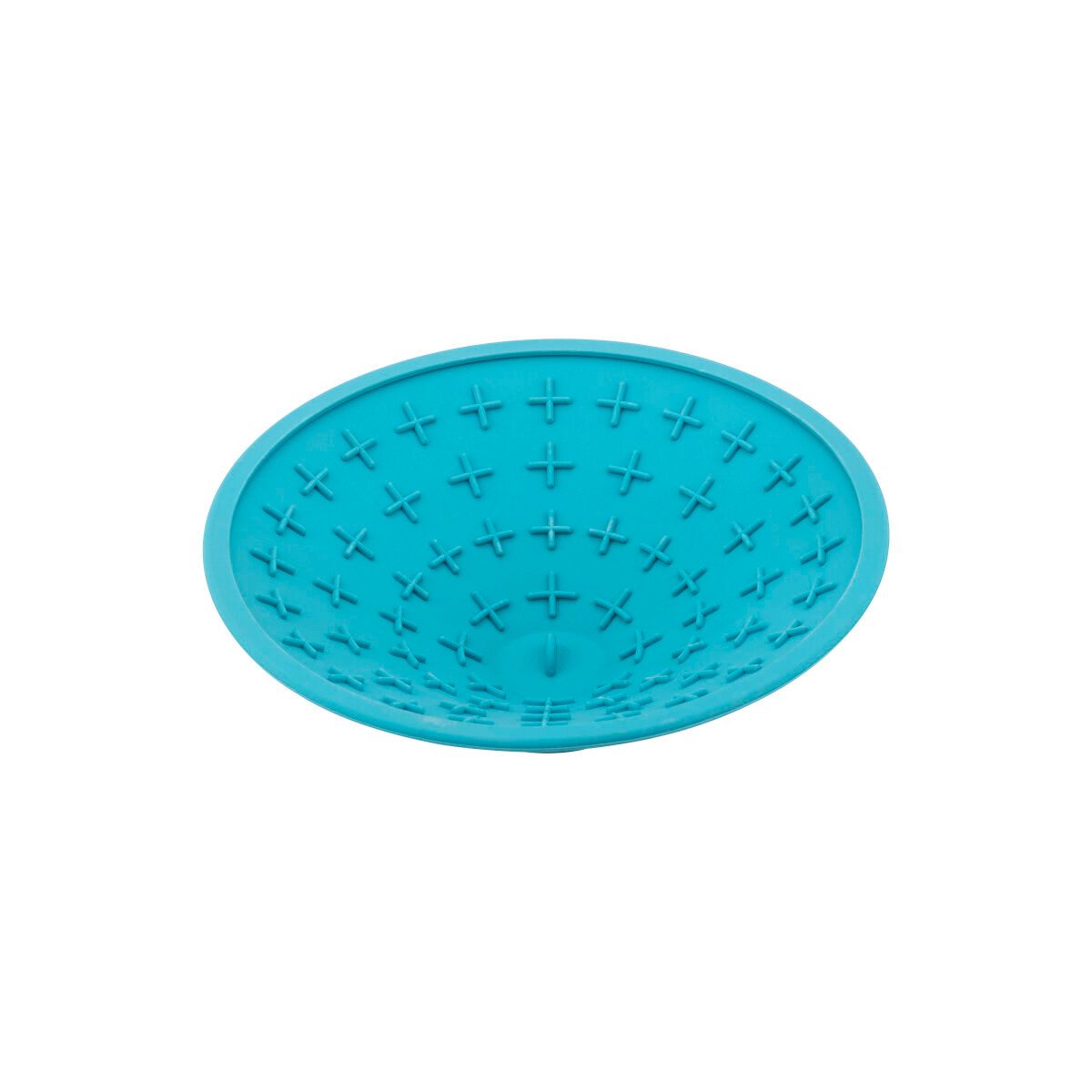 LickiMat Splash - Schleckschale aus Naturgummi für Hunde und Katzen - türkis - 20 cm