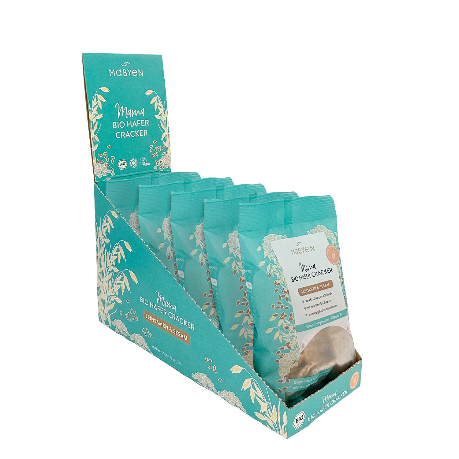 MABYEN Mama Bio Hafer Cracker Natur
