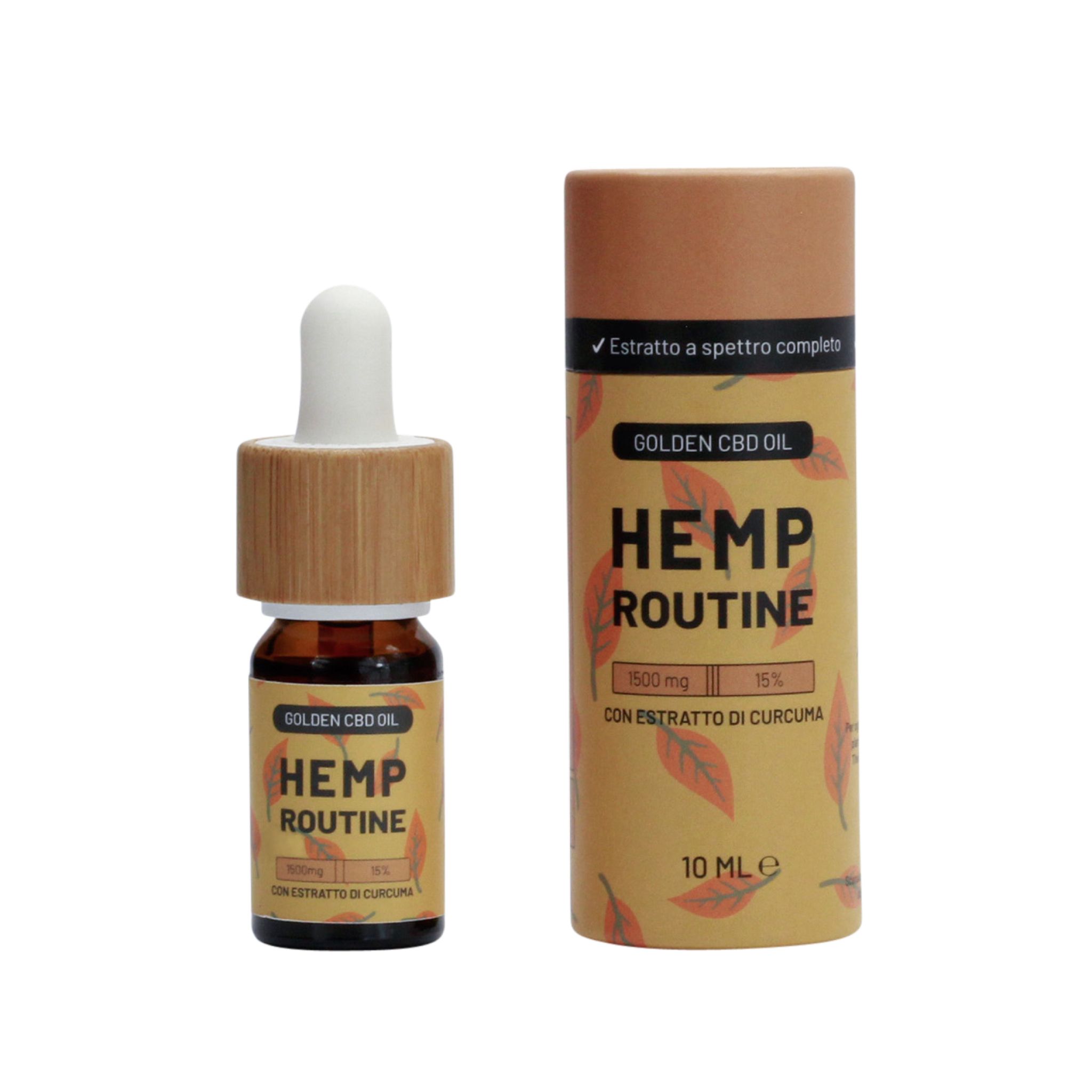 HEMPROUTINE Olio di CBD Golden 15%
