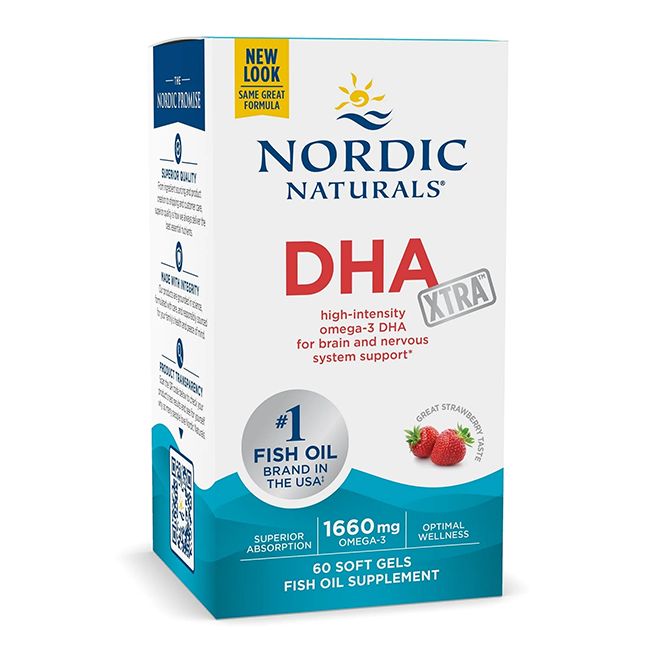 NORDIC NATURALS DHA Xtra 1660 mg Omega - Gusto fragola