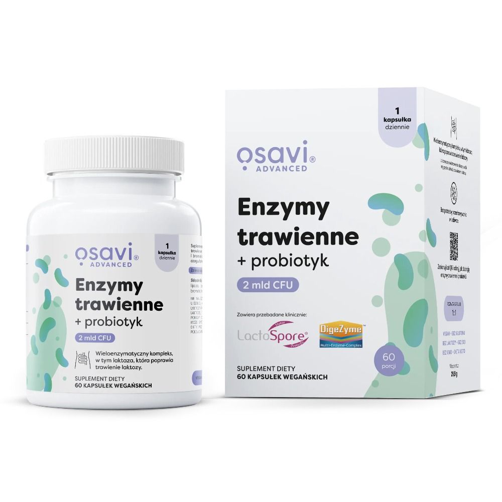Osavi Verdauungsenzyme + Probiotikum 60 St