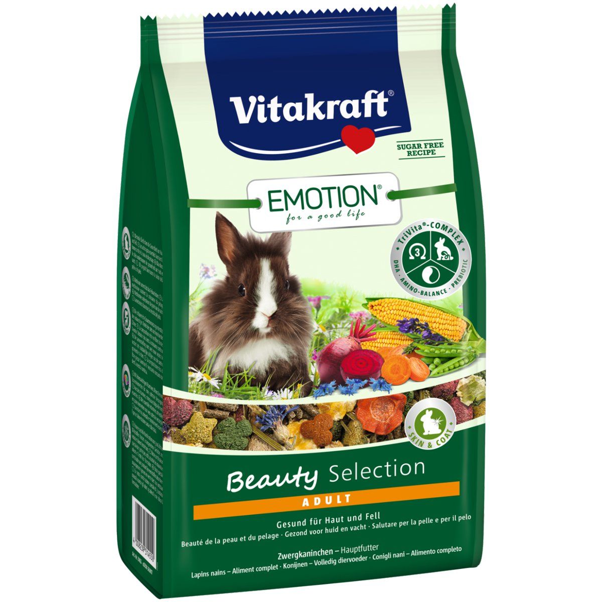Vitakraft Emotion Beauty Adult, Futter für Zwergkaninchen